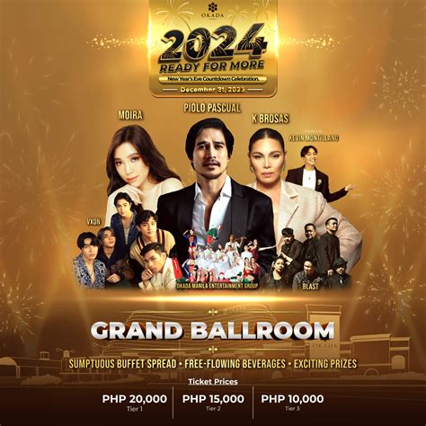 2024 Ready for More: Okada Manila’s New Year’s  .